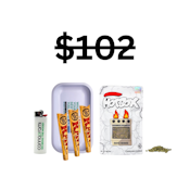 Hotbox Shake Bundle | 1x 28g Shake + 3x  Cones + Cannagram Lighter and Rolling Tray