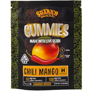 SHAMAN EXTRACTS - Chili Mango 100mg 10 Pack Live Resin Gummies - Shaman Extracts