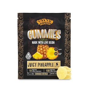 SHAMAN EXTRACTS - Shaman Snacks - 100mg Gummies - Juicy Pineapple