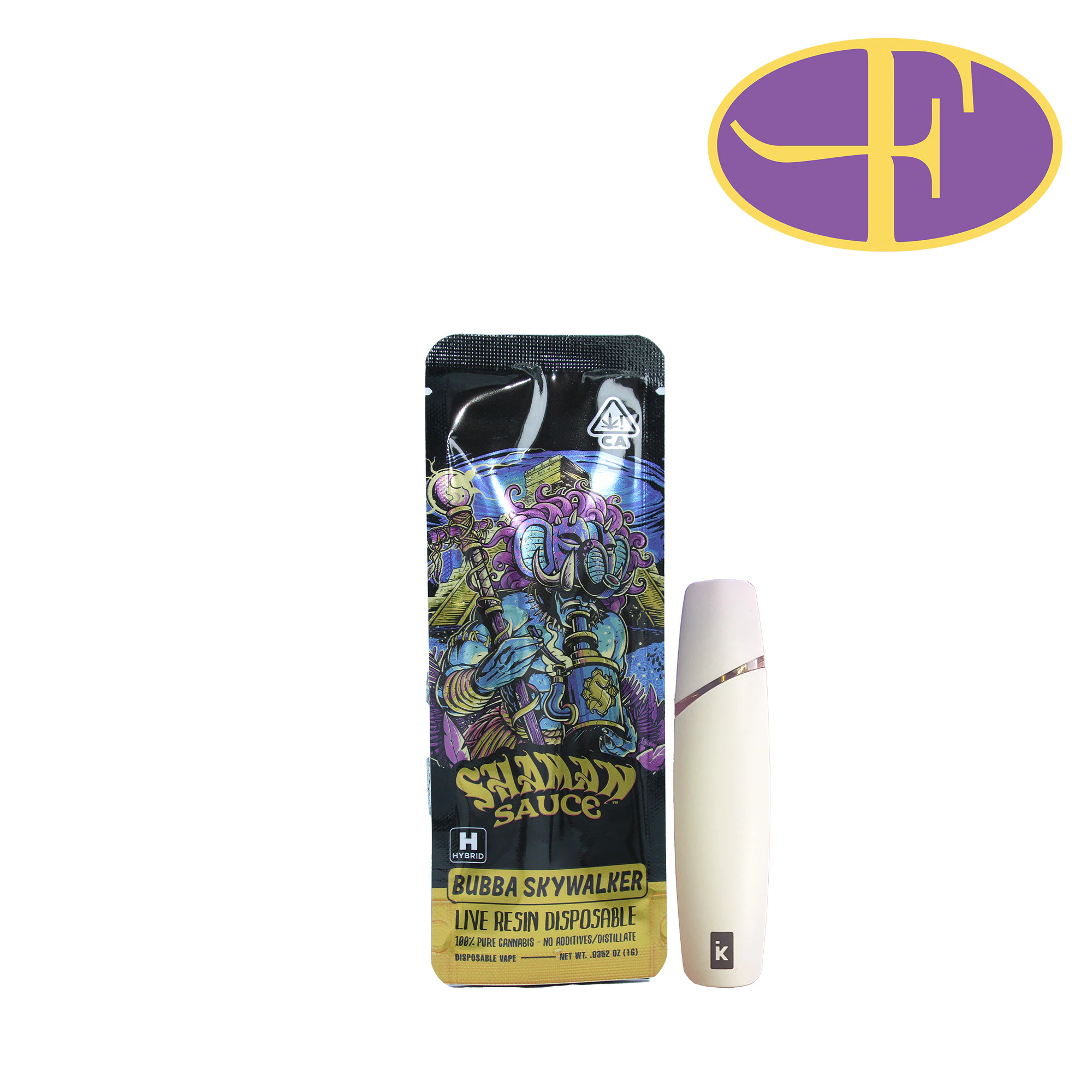 Shaman - Bubba Skywalker Live Resin Disposable Vape Main Image