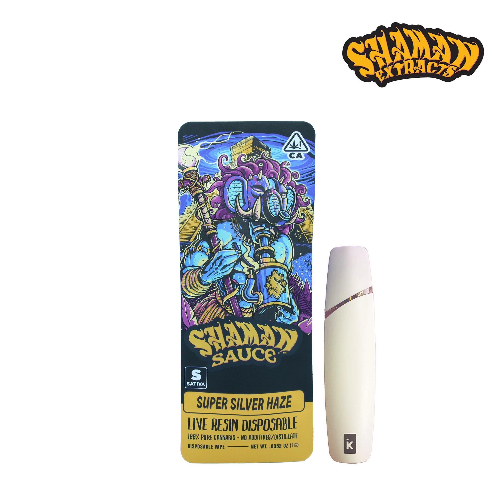 Shaman - Super Silver Haze Live Resin Disposable Main Image