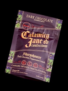 Dark Star Confections - Sharpshooter Dark Chocolate Bites with Crunchy Peppermint Pieces