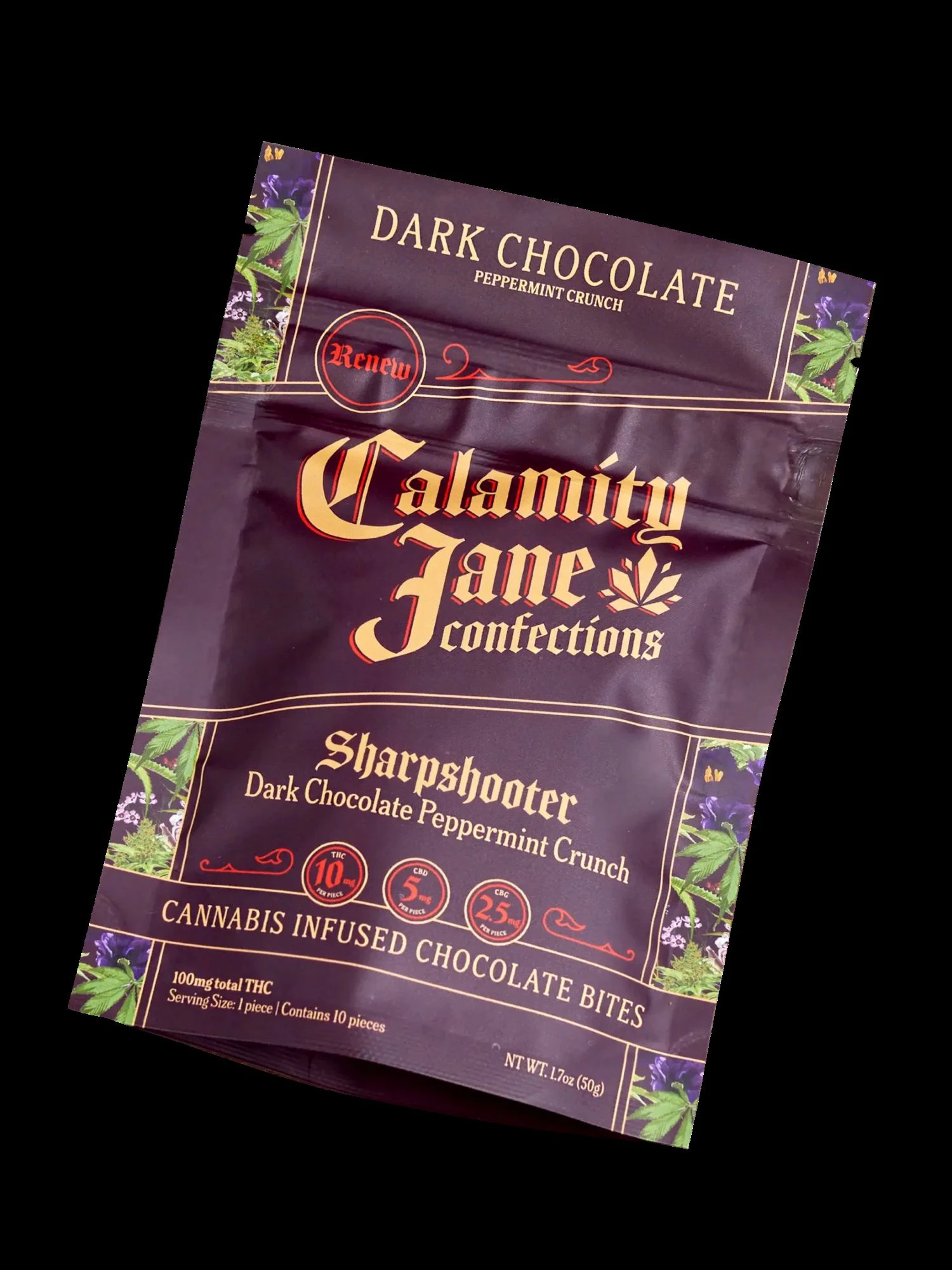 Dark Star Confections - Sharpshooter Dark Chocolate Bites with Crunchy Peppermint Pieces Main Image