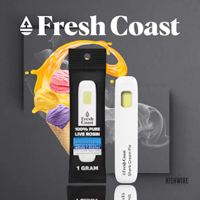 Fresh Coast Pure Live Rosin Disposable Sherb Cream Pie 1g
