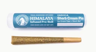 Himalaya 1g Sherb Cream Pie Infused Preroll