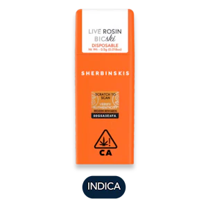 Sherbinskis - Sherbinski - Live Rosin - Zauce - RTU - 0.5g