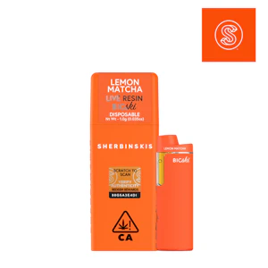 Sherbinskis - Lemon Matcha Live Resin Disposable Vape