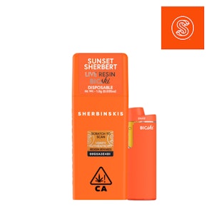 Sherbinskis - Sunset Sherbert Live Resin Disposable