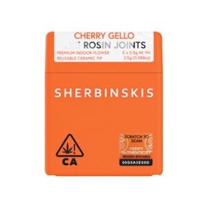 Sherbinskis - 5 PACK ROSIN - CHERRY GELLO .5G - SHERBINSKI