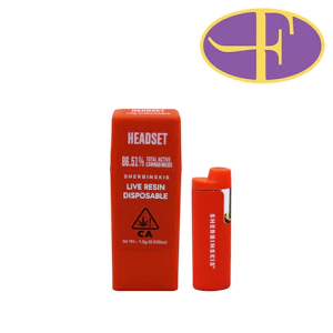 Sherbinskis - Headset Live Resin Disposable Vape