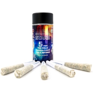 Shooting Stars - Oaxacan Pines 2.5g 5 Pack Mini THCa Infused Pre-Roll - Atoms