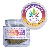 Sunset Sherbet X | Flower | 3.5g | High Falls Canna