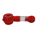 Silicone Pipe w/ Glass Bowl - Red