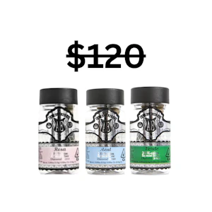 El Blunto by Albert Einstone's - Silver Especial Variety BUNDLE | 3x .85g 3pk Diamond Infused Prerolls | El Blunto by AE