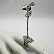 Boujee Statment Ring- Silver