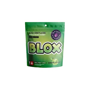 HAPPY CABBAGE - Green Apple "BLOX" Gummy | 100mg (THC) (Live Hash Rosin)