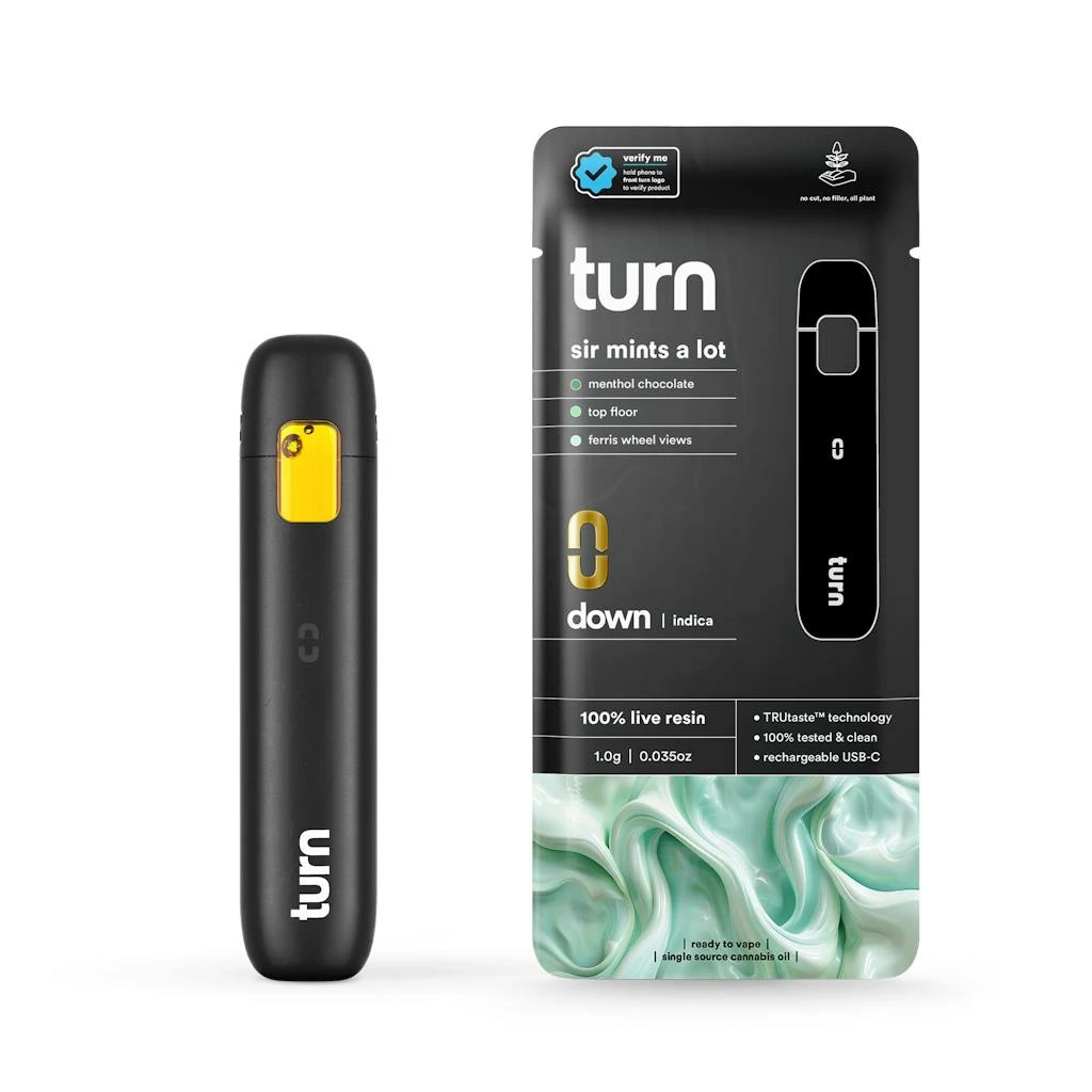 turn - Turn Sir Mints A Lot Disposable 1.0g Main Image