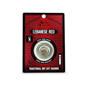 SITKA - Sitka - 1g Hash - Lebanese Red