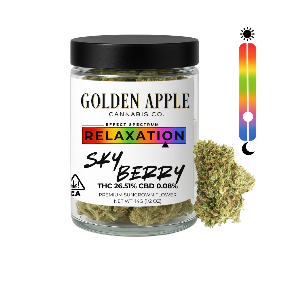 Golden Apple Cannabis Co. - Sky Berry | Indica | 14g Main Image