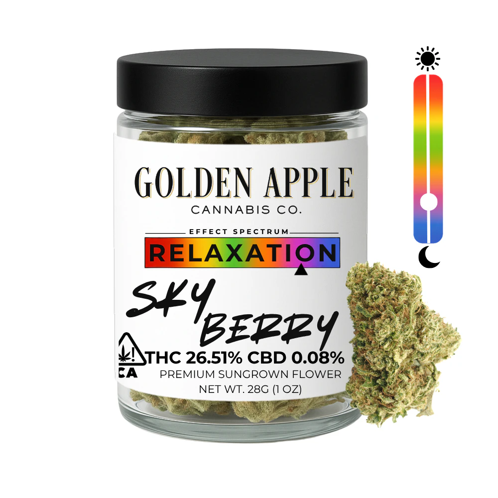 Golden Apple Cannabis Co. - Sky Berry | Indica | 28g Main Image