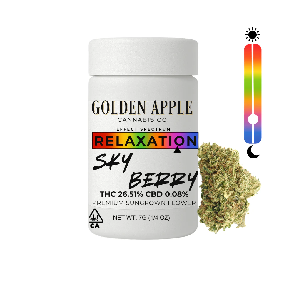 Golden Apple Cannabis Co. - Sky Berry | Indica | 7g Main Image
