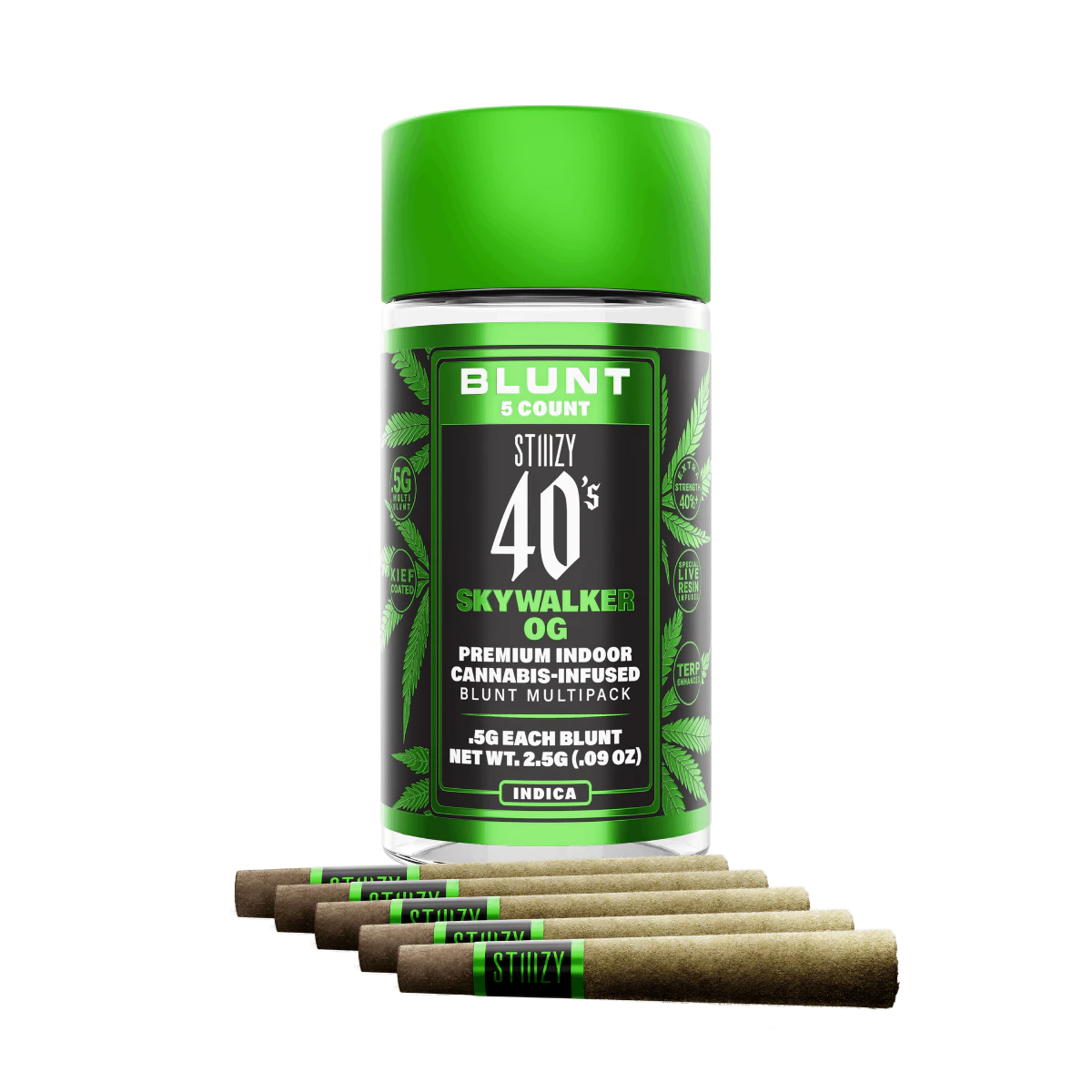 STIIIZY - Skywalker OG (I) | .5g 5pk Infused 40s Mini Blunt | Stiiizy Main Image