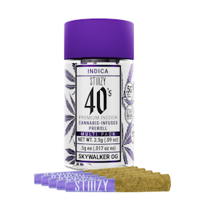 STIIIZY - Skywalker OG (I) Infused 40s | .5g 5pk Prerolls | Stiiizy