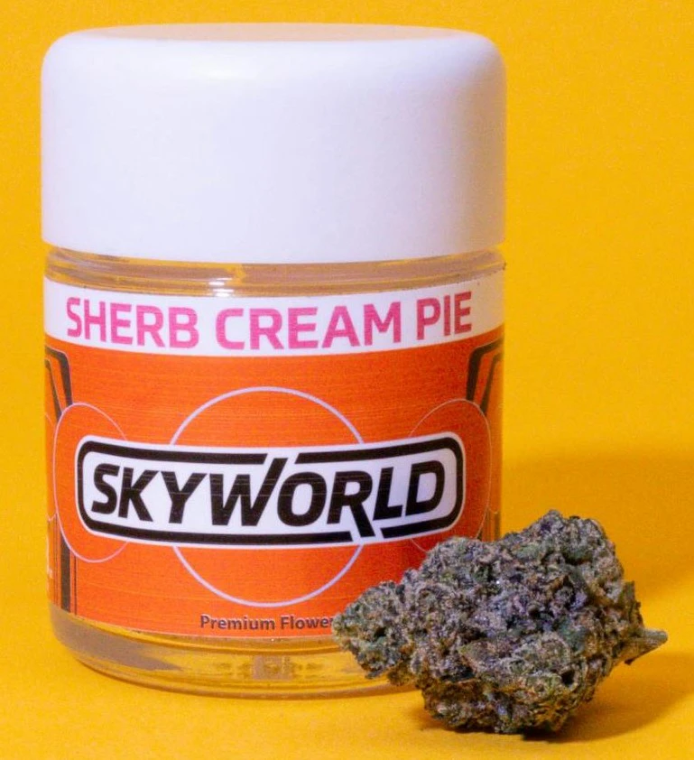 SKYWORLD - Skyworld Sherb Cream Pie Whole Flower 3.5g Main Image