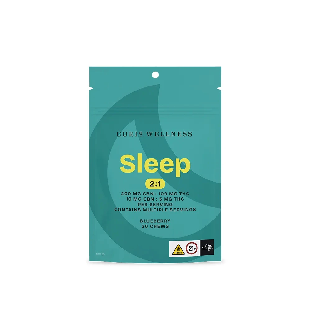 Curio - Blueberry Sleep | Gummies | 100mg/20 Pieces | Curio Main Image