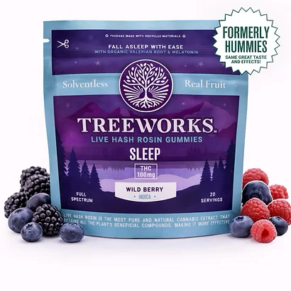 Treeworks - Sleep - 100mg Rosin Gummies - Treeworks Main Image