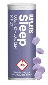 Ripple - Sleep 2:1 (100mg) THC/CBN Riplets Main Image