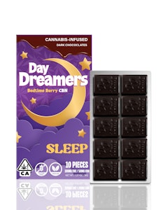 DAY DREAMERS CHOCOLATES - Day Dreamers | Bedtime Berry "SLEEP" | 100mg THC / 50mg CBN 