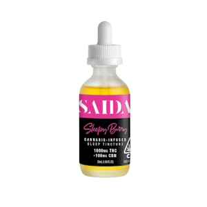 SAIDA - 1100mg 10:1 THC:CBN Sleepy Berry Tincture - Saida