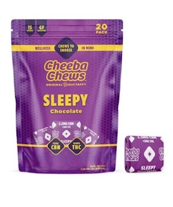 Cheeba Chews - Sleepy Chocolate 100 MG THC/50 MG CBN/MELATONIN - 2:1