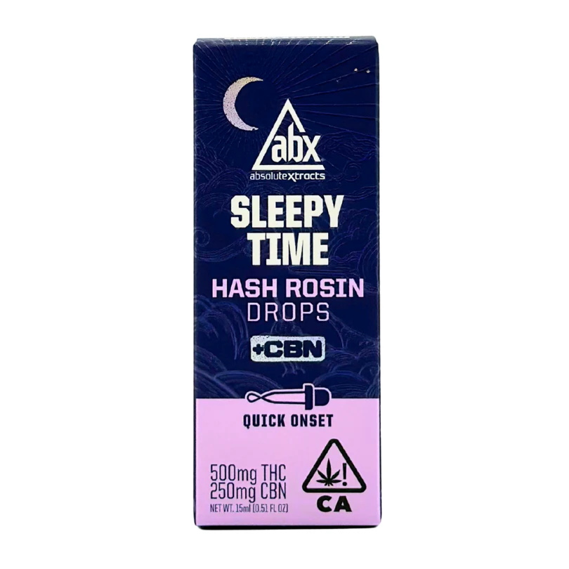 ABX - ABX - Hash Rosin Drops - Sleepy Time CBN Drops - Tincture - 15ml Main Image