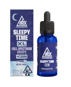 ABX - ABX XL Sleepy Time Solventless THC+CBN Tincture 30ml
