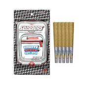 Sluggers x Backpack Boyz White Cherry Gelato 5-Pack Infused Preroll 3.5g