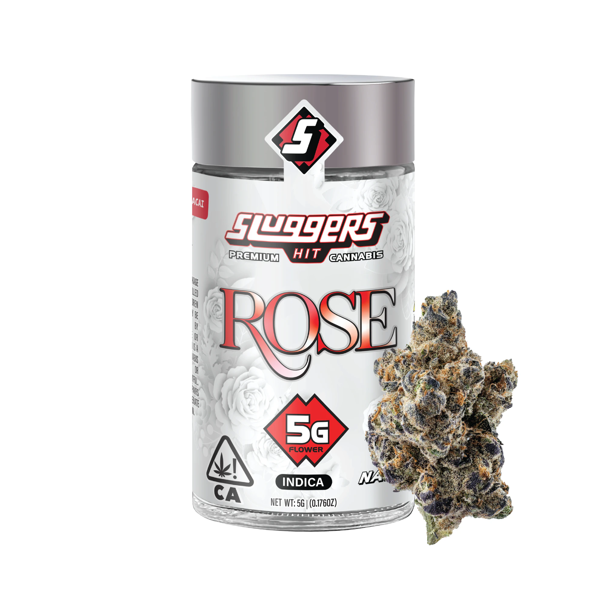Sluggers - Rose (I) 31.4% THC | Sluggers | 5g Jarred Flower Main Image