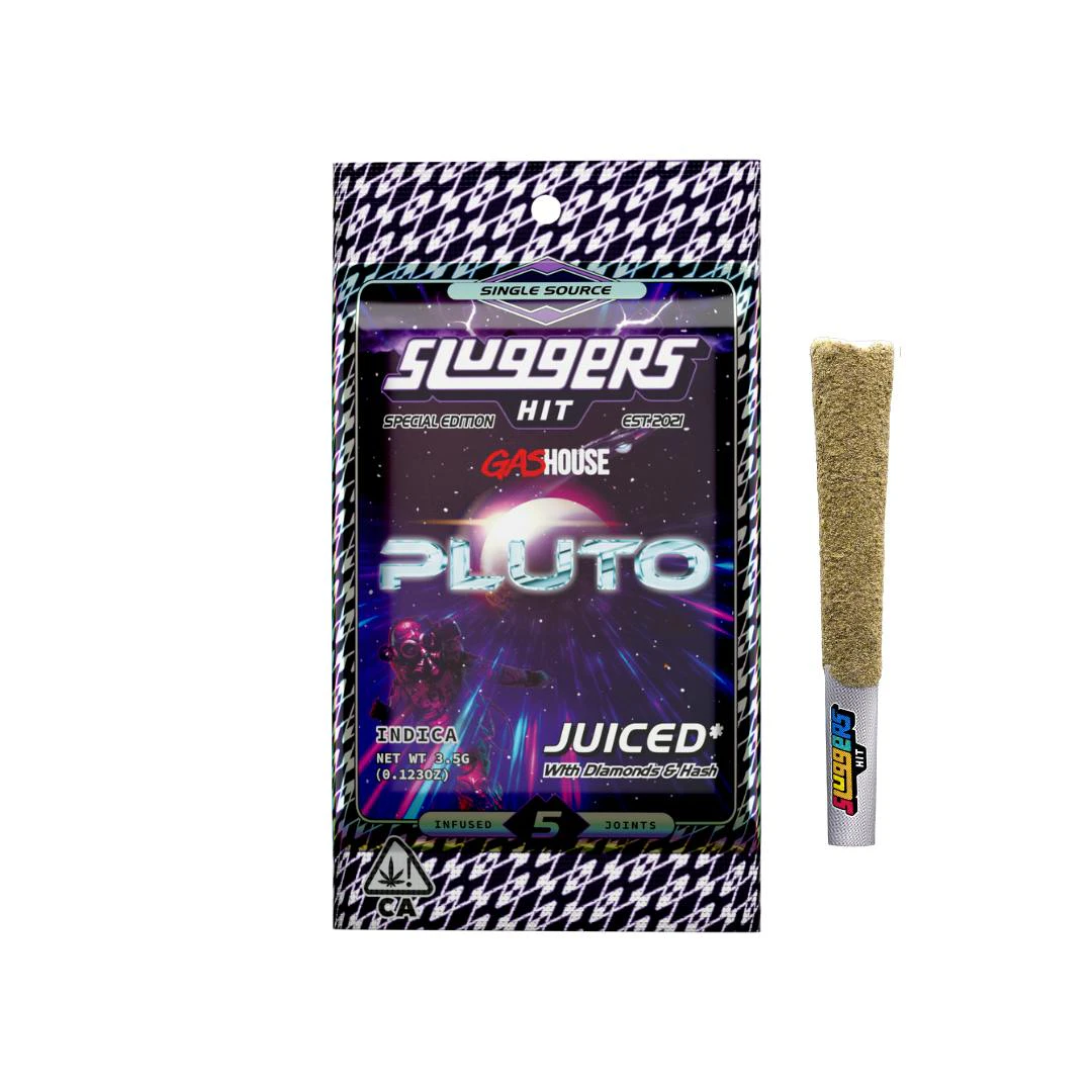 Sluggers - Sluggers x Gas House - 5pk Infused Prerolls - Pluto Main Image