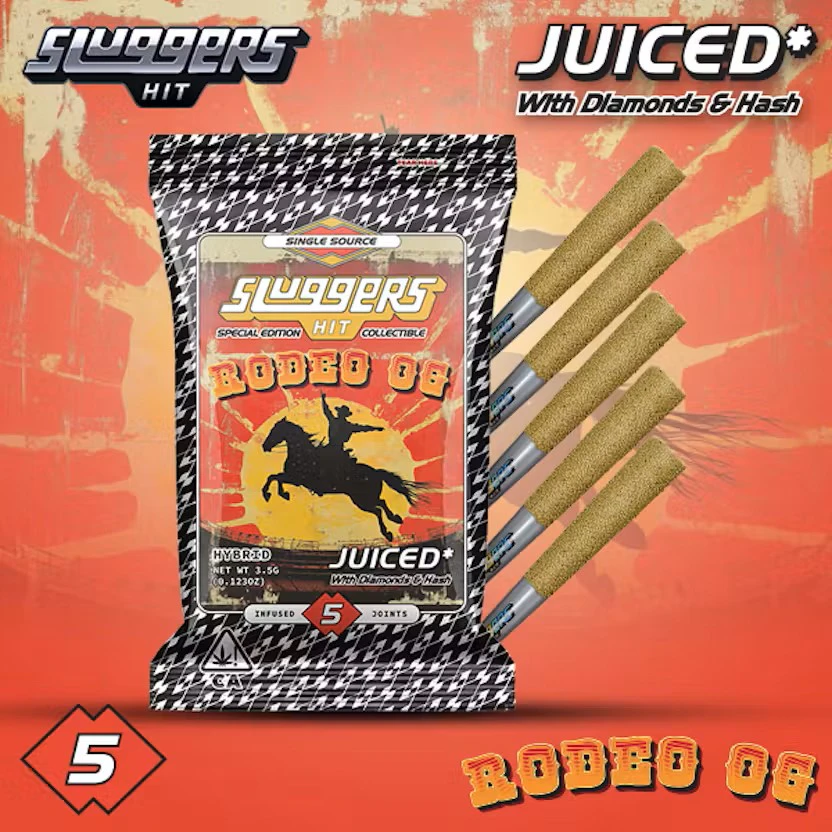 Sluggers - Sluggers - 5pk Infused Prerolls - Rodeo OG Main Image