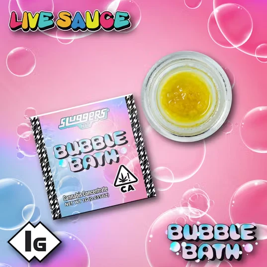Sluggers OLD - SLUGGERS - Concentrate - Bubble Bath - Live Sauce - 1G Main Image