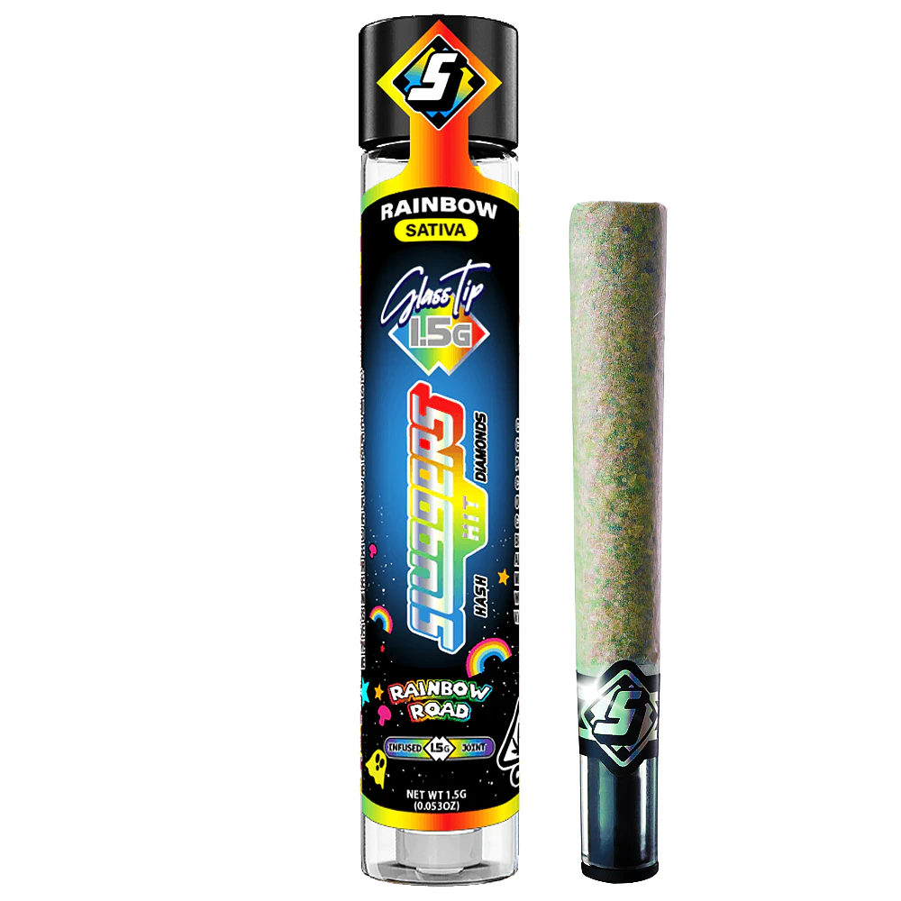 Sluggers - Rainbow Road Infused Preroll (1.5g) Main Image