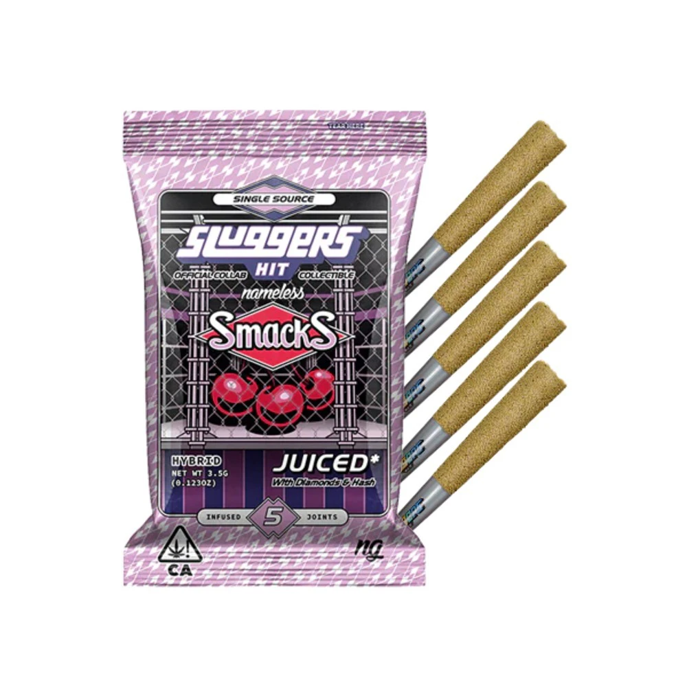Sluggers - Sluggers Smacks (H) Infused Preroll 5pk 3.5g Main Image