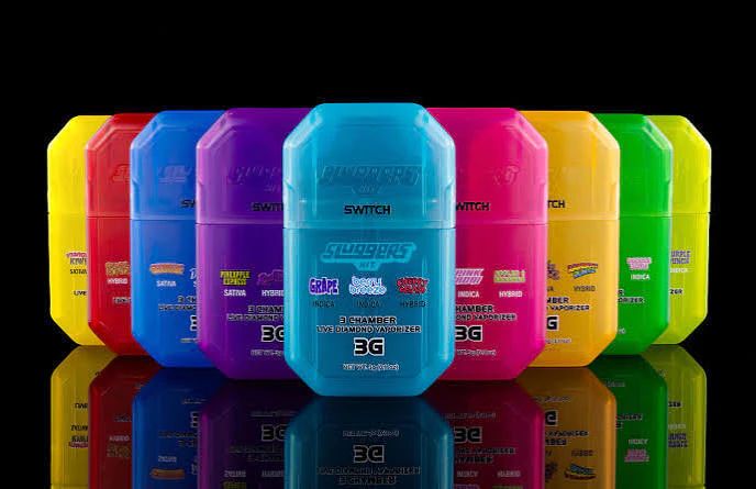 Sluggers - Sluggers (Switch) - Strawberry Cooler x Honey Banana x Gelato - 3 Chamber Disposable - 3G Main Image