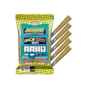 Sluggers | Juiced | Lemon Cherry Gelato | Infused Preroll 5 Pack | 3.5g