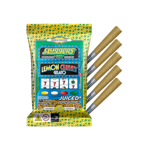 Sluggers - Sluggers | Juiced | Lemon Cherry Gelato | Infused Preroll 5 Pack | 3.5g