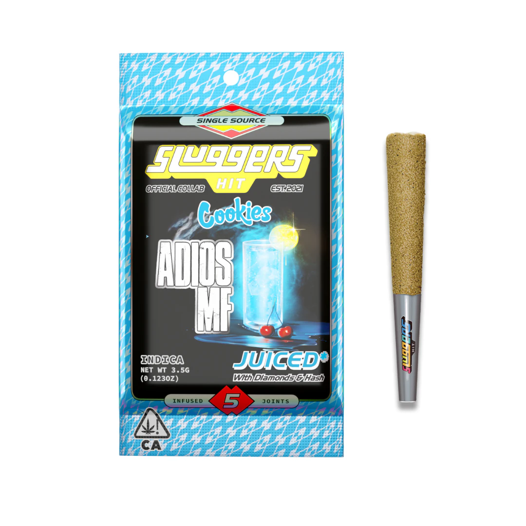 Sluggers - Sluggers x Cookies - 5pk Infused Prerolls - Adios MF Main Image