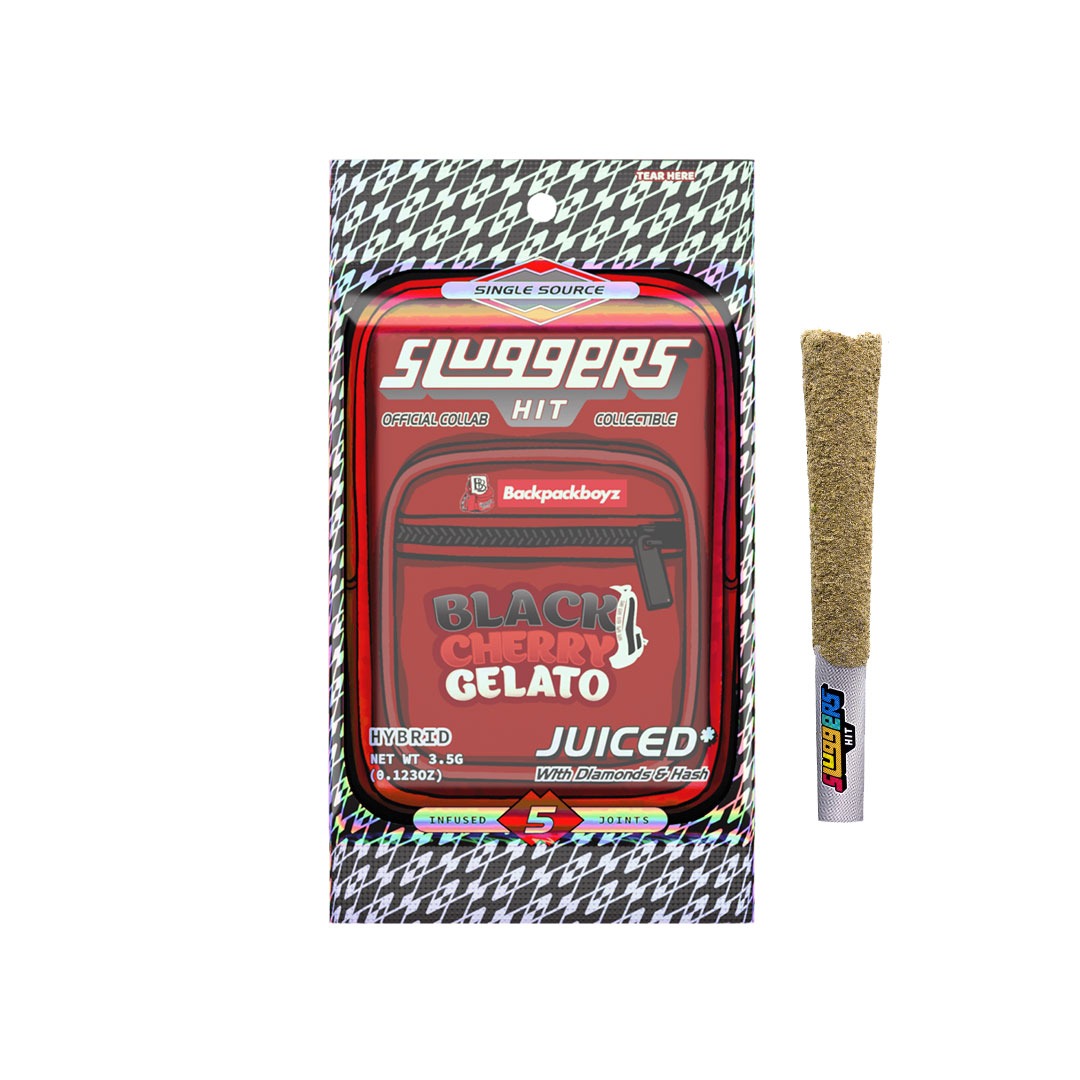 Sluggers X Backpack Boys Black Cherry Gelato 5-Pack Infus
