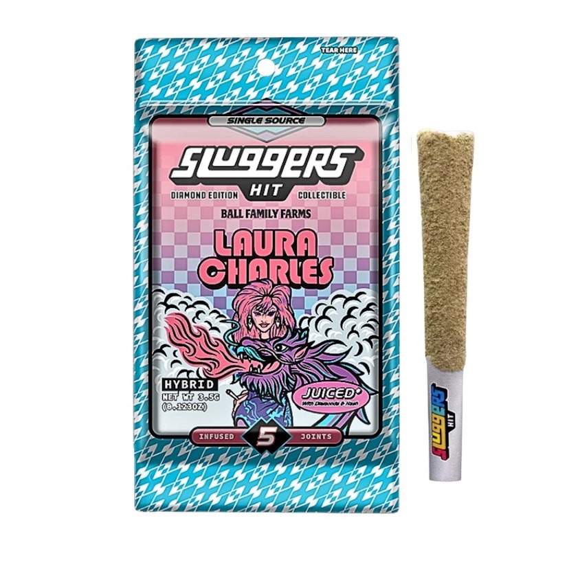 Sluggers X Ball Family Farms Laura Charles 5-Pack Infused Preroll 3.5g