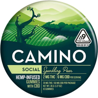 Kiva Confections - Sparkling Pear "Social" | Edible | 10mg x 10pk | Camino Main Image